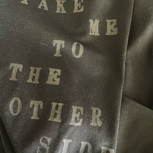 HYSTERICS Women’s Black (Take Me To The Other Side) Sweatpants-Size 26-InSeam 31 - Picture 4 of 9